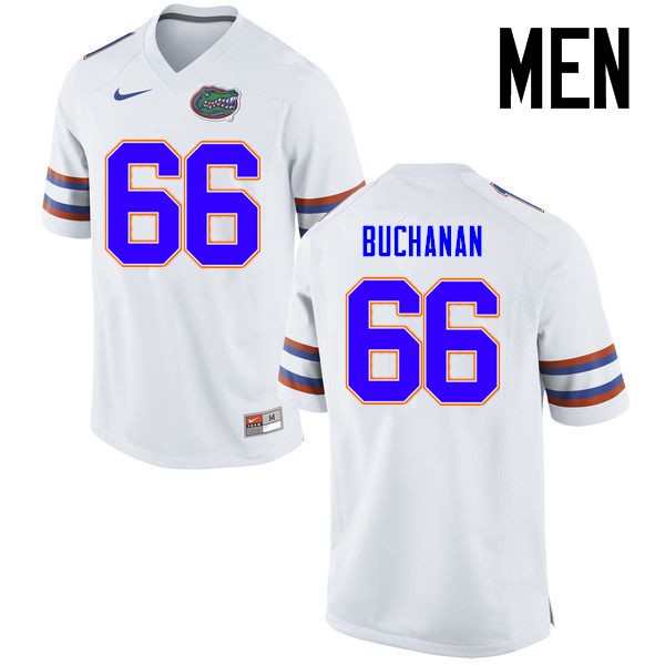 Florida Gators Men #66 Nick Buchanan College Football Jersey White
